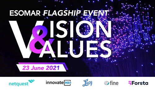 ESOMAR FLAGSHIP EVENT: VISION & VALUE